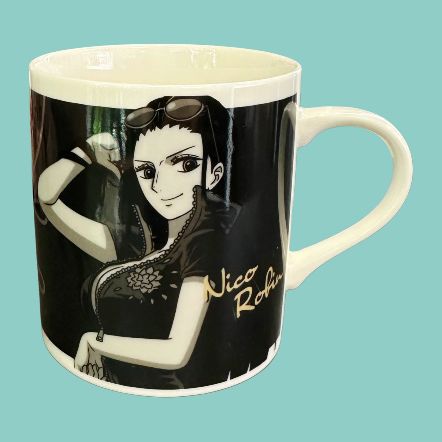 One Piece monochrome Tasse (versch. Charakter) robin