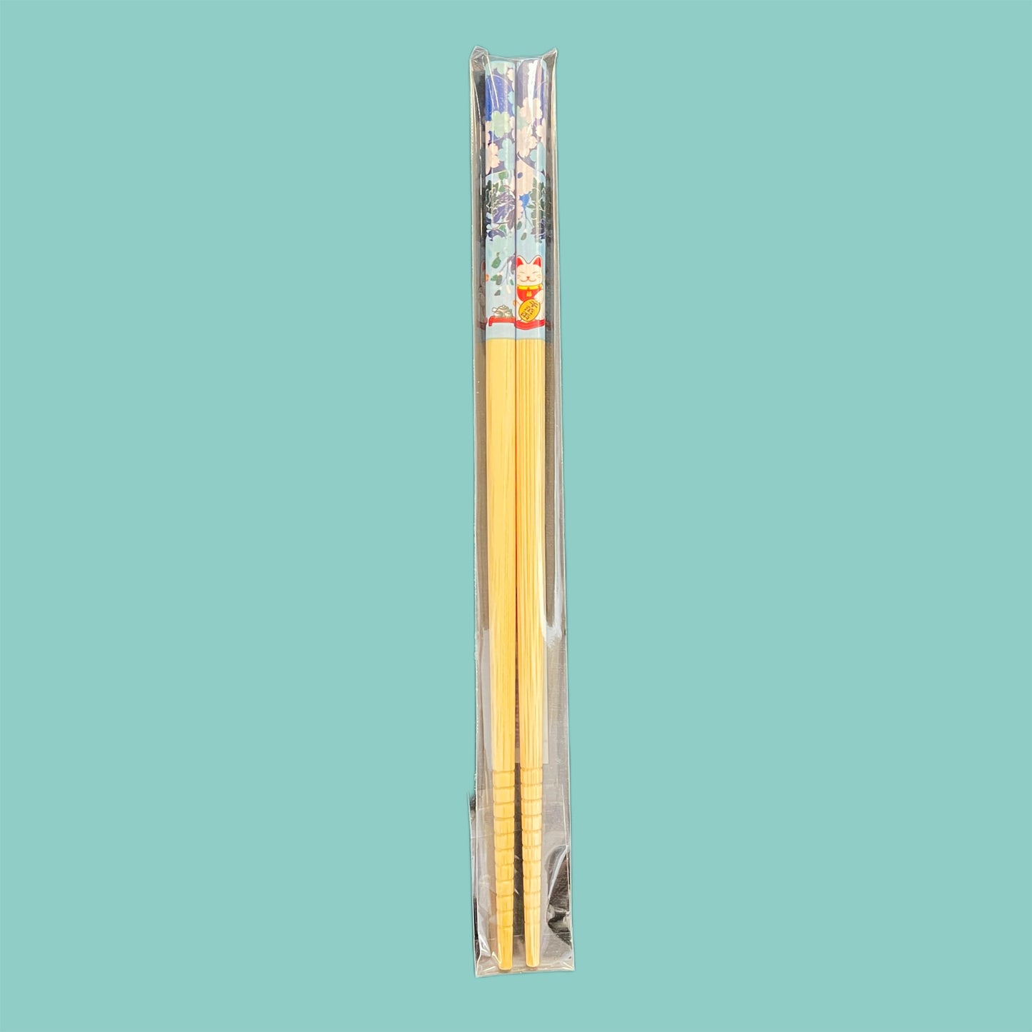 Glückskatzen Essstäbchen blau