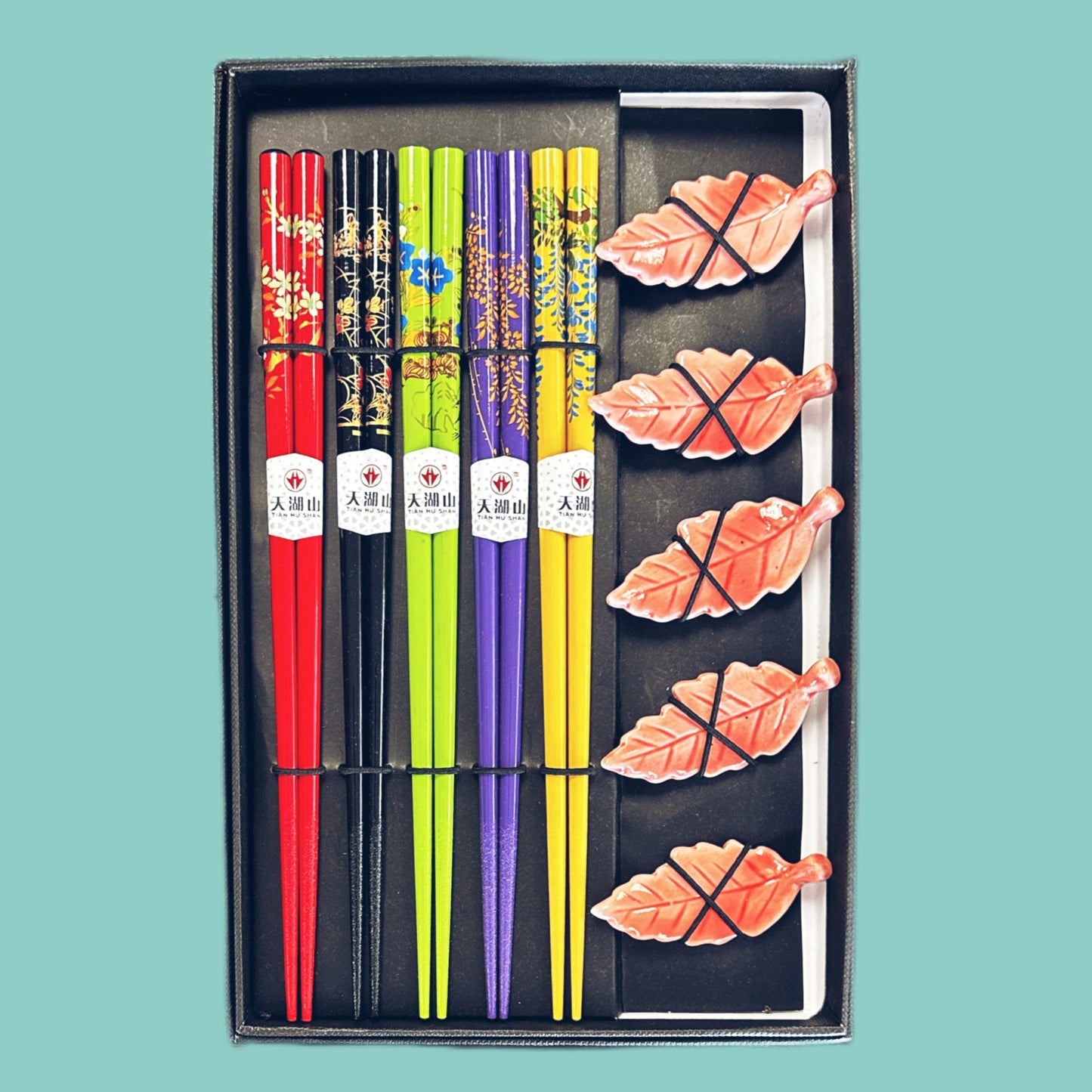 Stäbchen Set mit Ableger Blätter 5 Paar