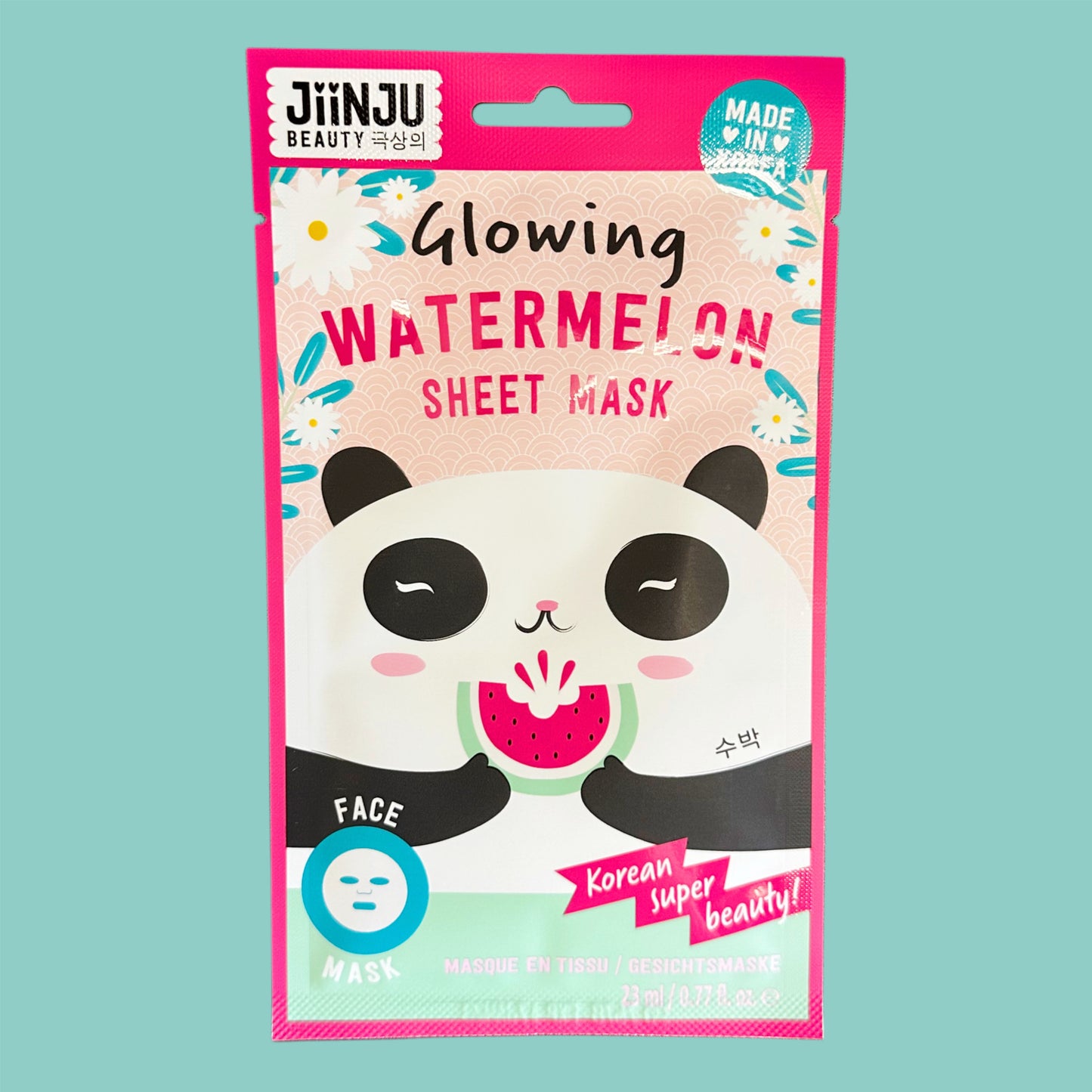 Jiinju Beauty strahlende Gesichtstuchmaske Wassermelone (1 Stk.)