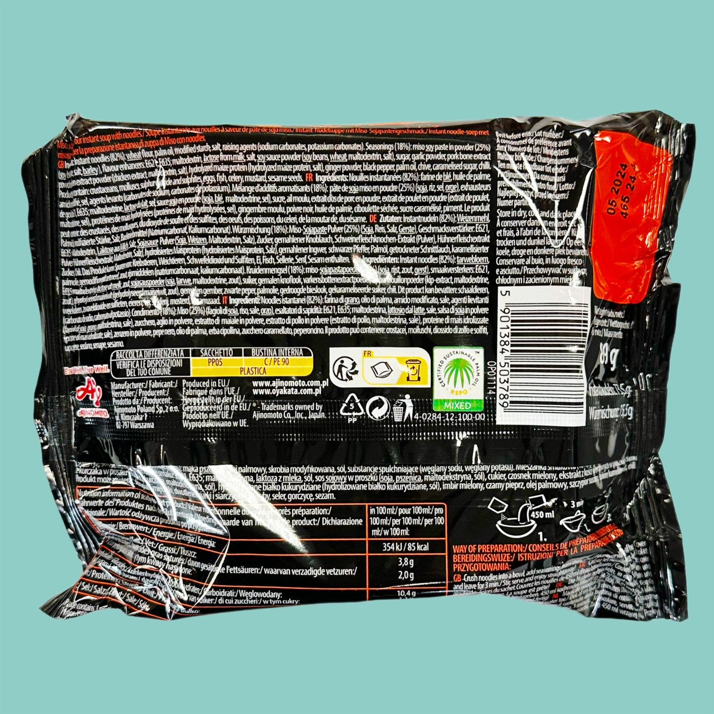 Ajinomoto Oyakata Miso Ramen 89g
