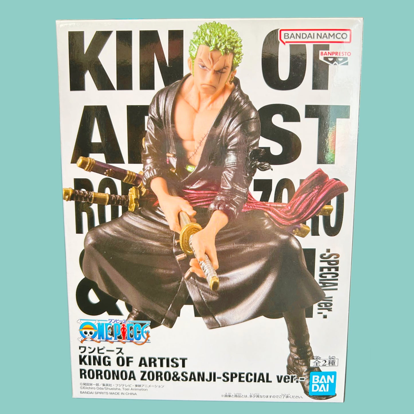 Bandai Namco One Piece King of Artist Roronoa Zoro Figur