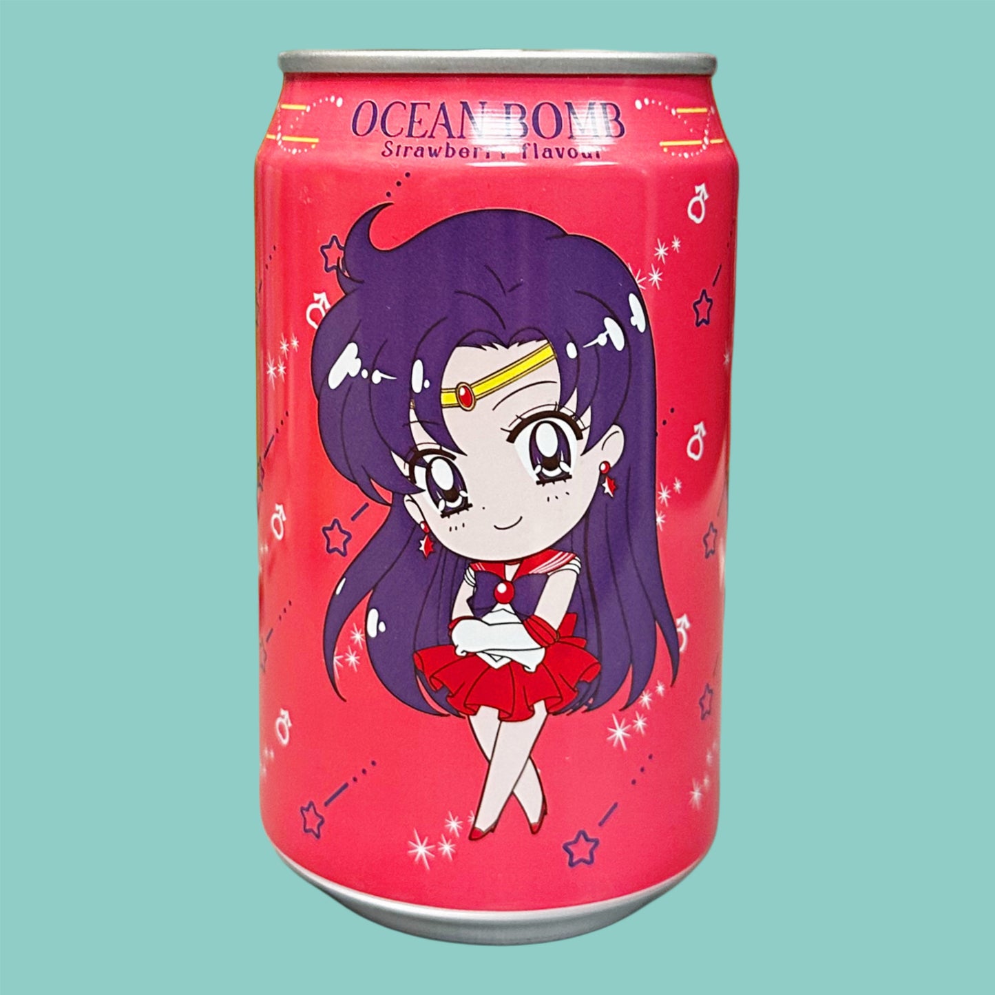 Ocean Bomb Sailor Moon Crystal Sailor Mars Erdbeer Geschmack (versch. Designs) 330ml