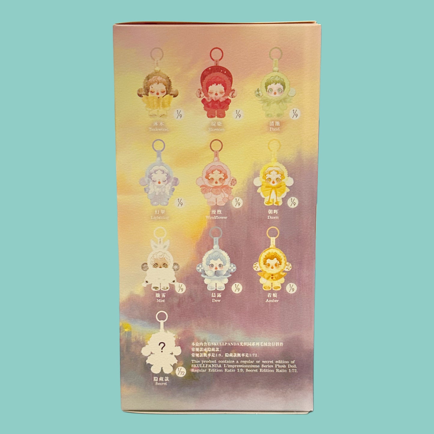 Pop Mart Skullpanda ,,L'impressionisme'' Blindbox (1 Stk.) hinten