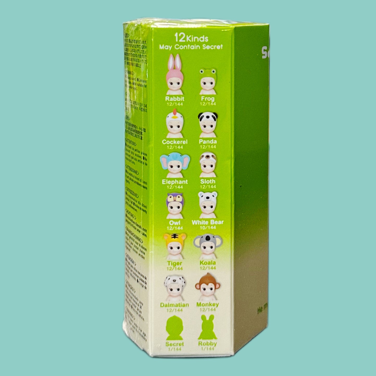 Sonny Angel Tier Serie Ver. 1 Blindbox (1 Stk.) hinten