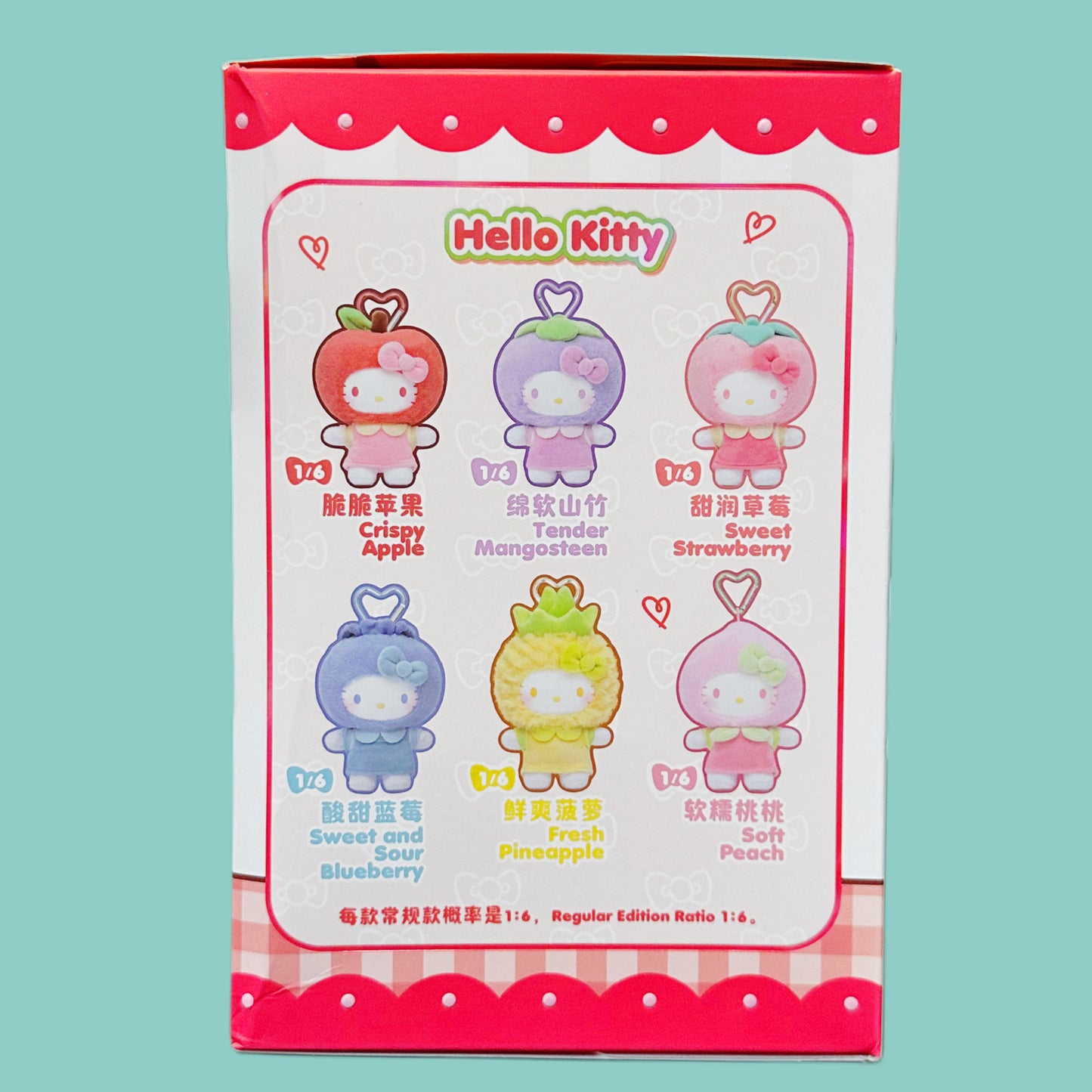 Top Toy Hello Kitty ,,Fruchtiges Paradies'' Blindbox (1 Stk.) hinten