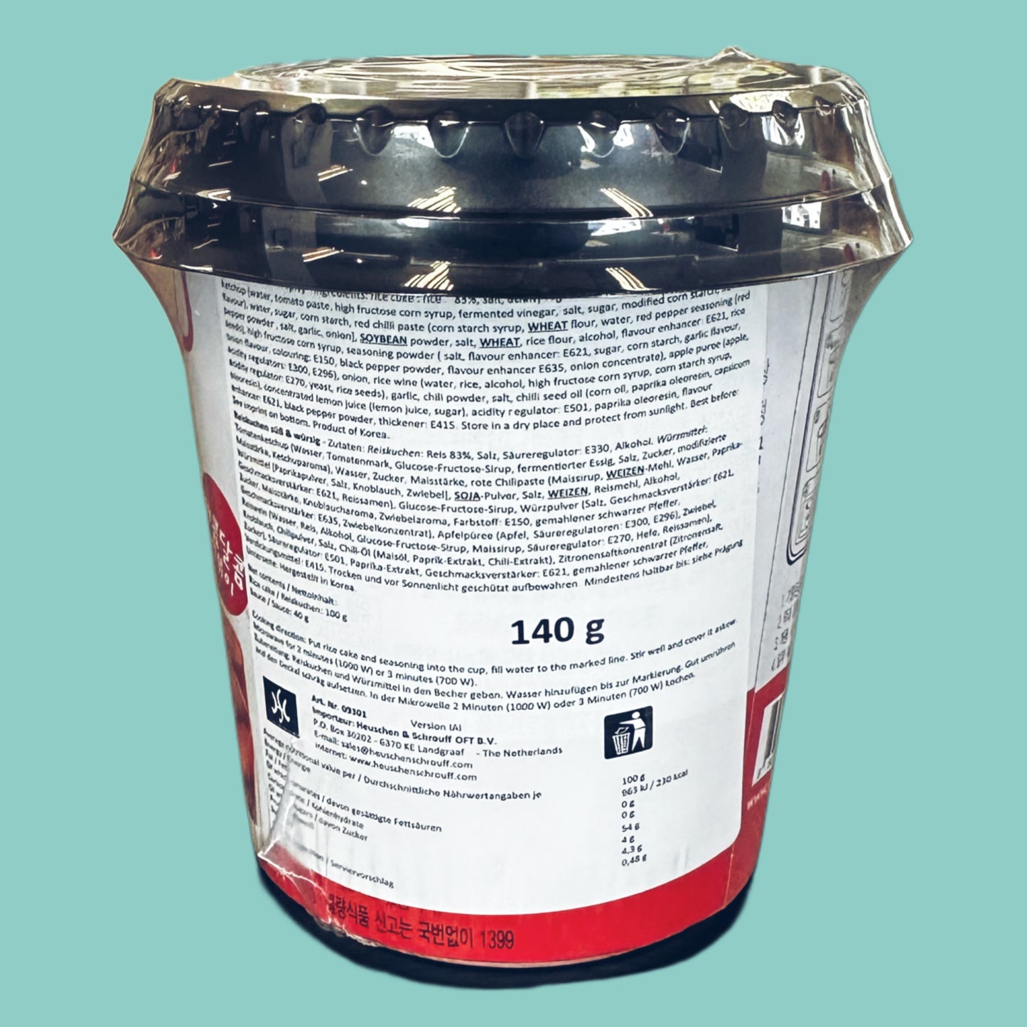 Young Poong Yopokki Instant Tteokbokki Cup süß & scharf 140g