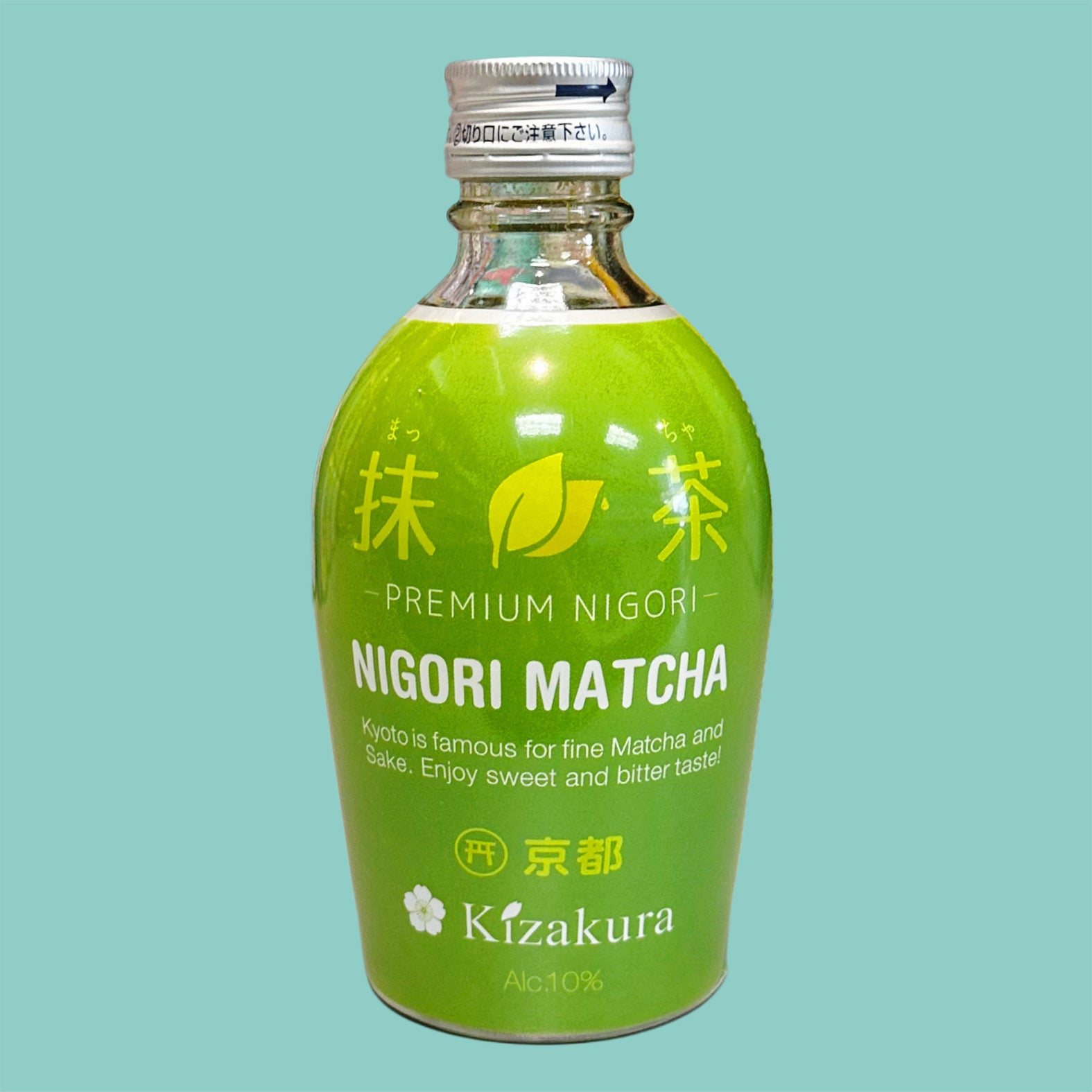 Kizakura Premium Nigori Matcha Sake 10% vol. 300ml