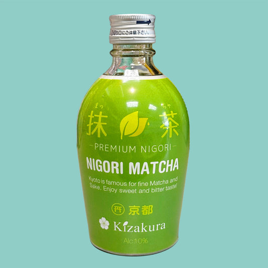 Kizakura Premium Nigori Matcha Sake 10% vol. 300ml