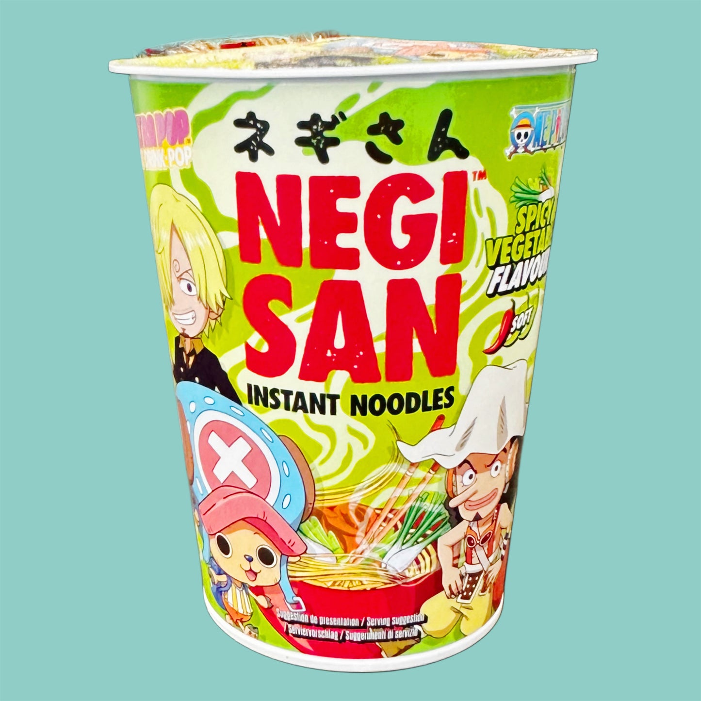 Negi San One Piece Instant Nudel Cup scharfes Gemüse 65g