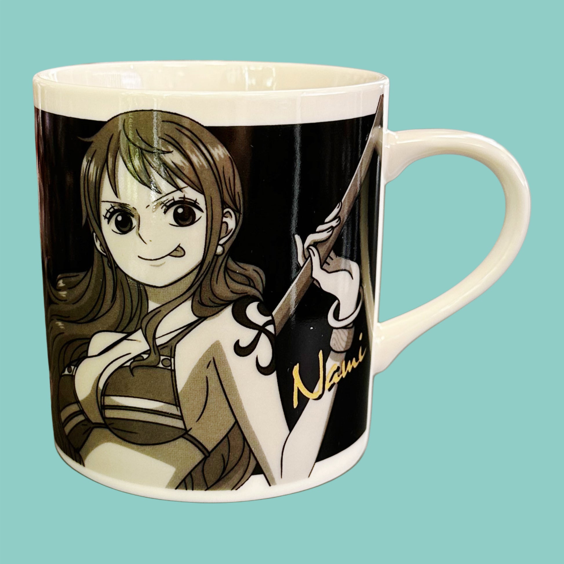 One Piece monochrome Tasse (versch. Charakter) nami