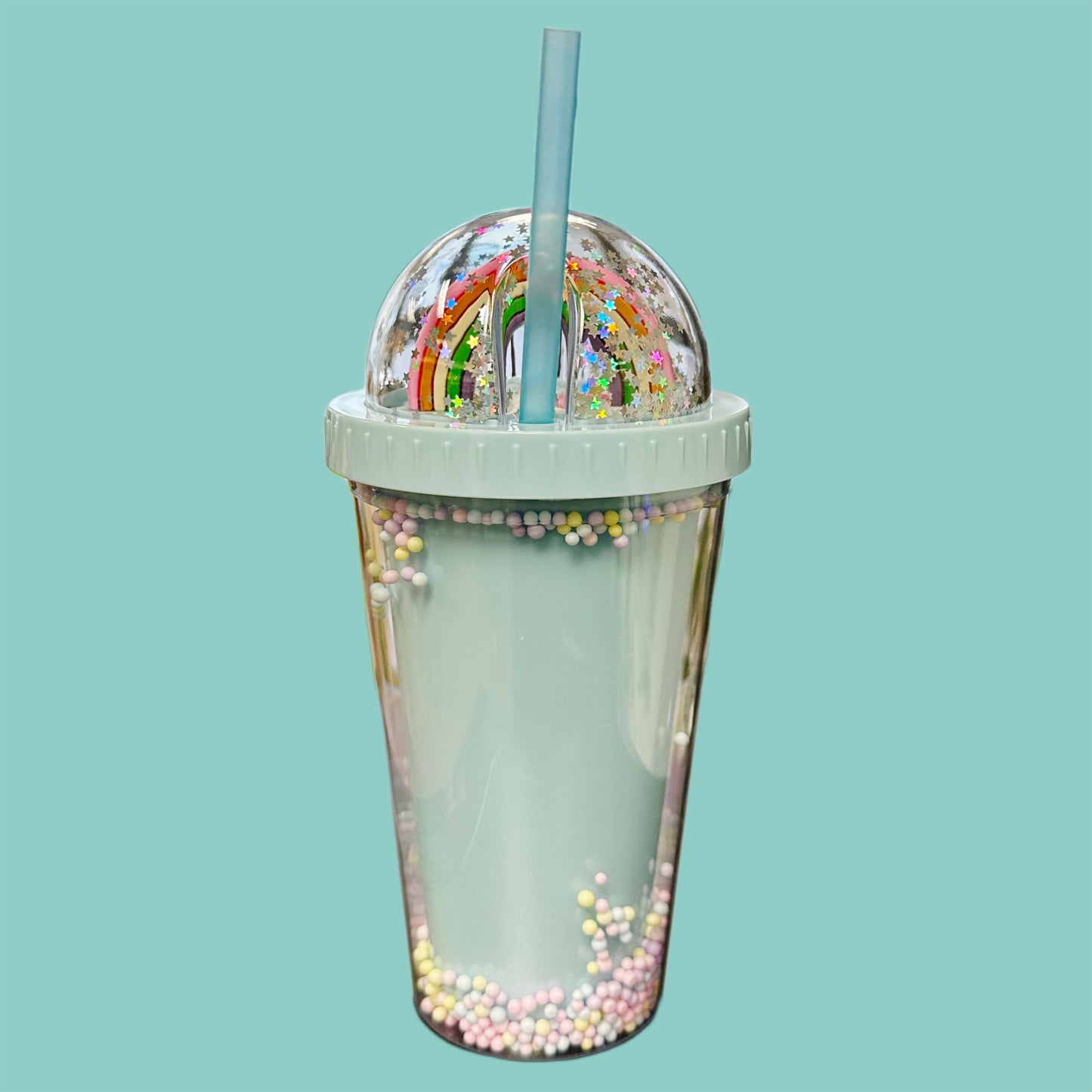 Regenbogen Tumbler - verschiedene Farben blau