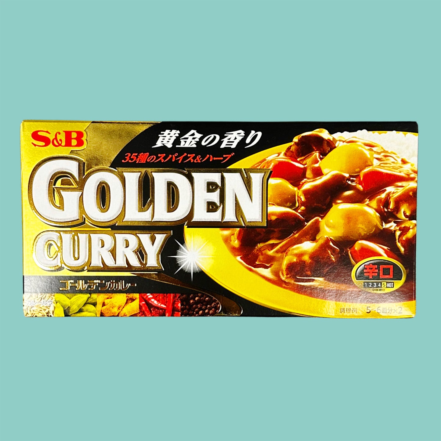 S&B Golden Curry japanischer Currymix scharf 198g