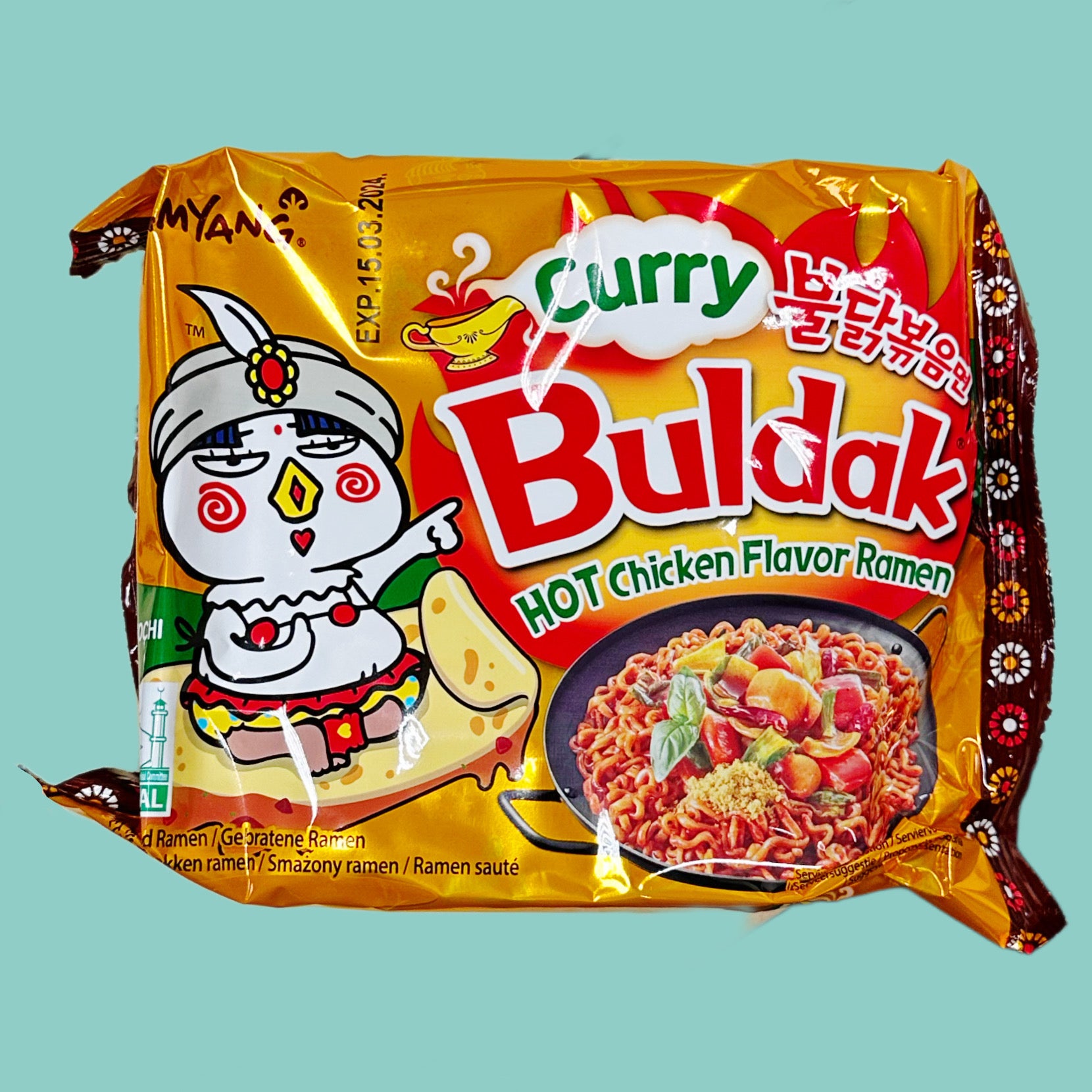 Samyang Buldak Hot Chicken Curry Instant Nudeln Ramen 140g