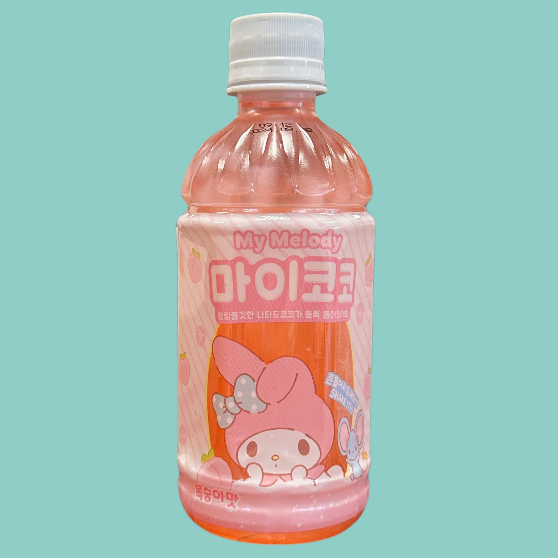 Sanrio My Melody Pfrisich Getränk mit Stückchen 340ml