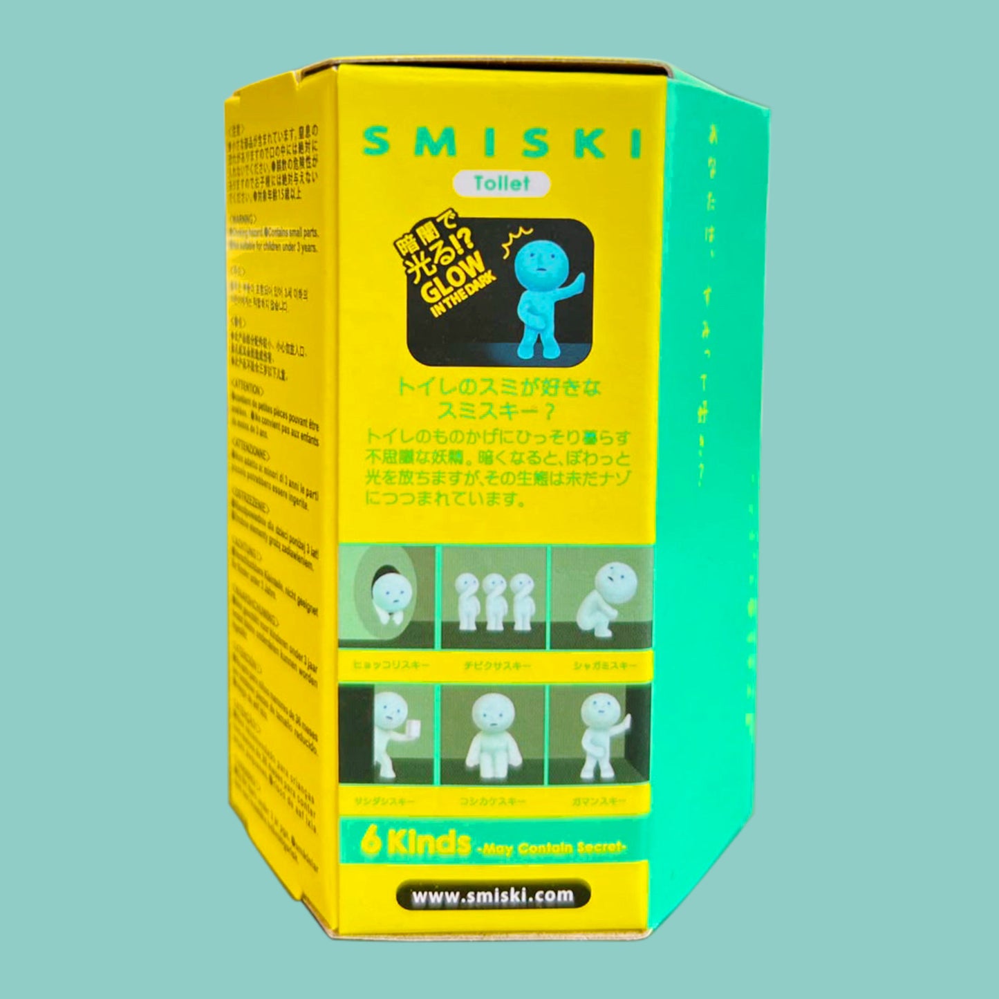 Smiski Toilet Blind Box hinten