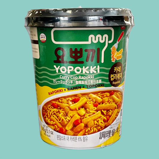 Young Poong Yopokki Instant Rapbokki Curry Cup 145g