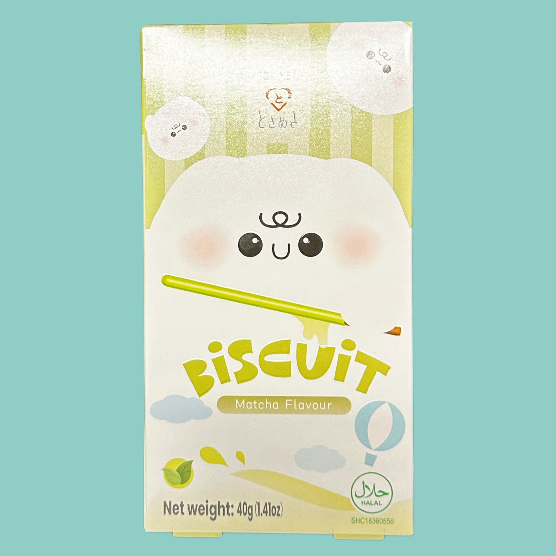 Tokimeki Biscuit Matcha Geschmack 40g