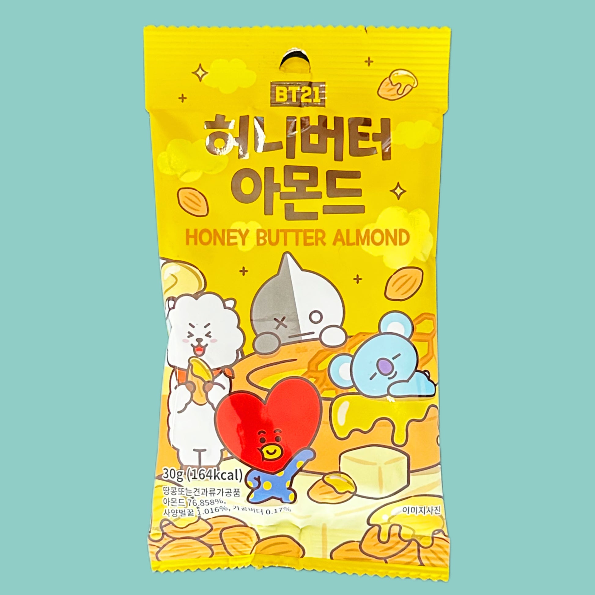 BT21 Mandeln (versch. Geschmackssorten) 30g honig butter