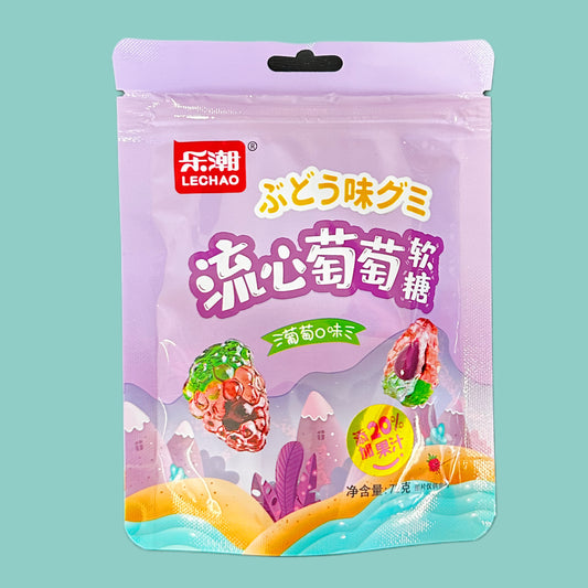 Lechao Trauben Kaubonbon 72g