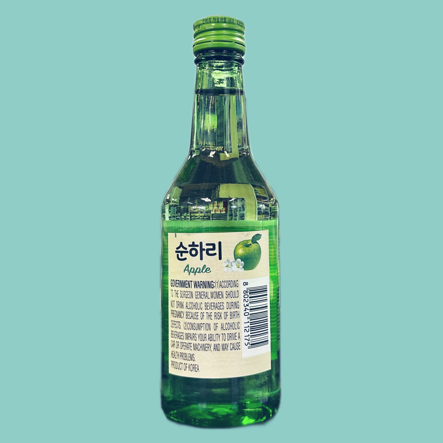 Chum Churum Soju Apfel 12% vol. 350ml hinten