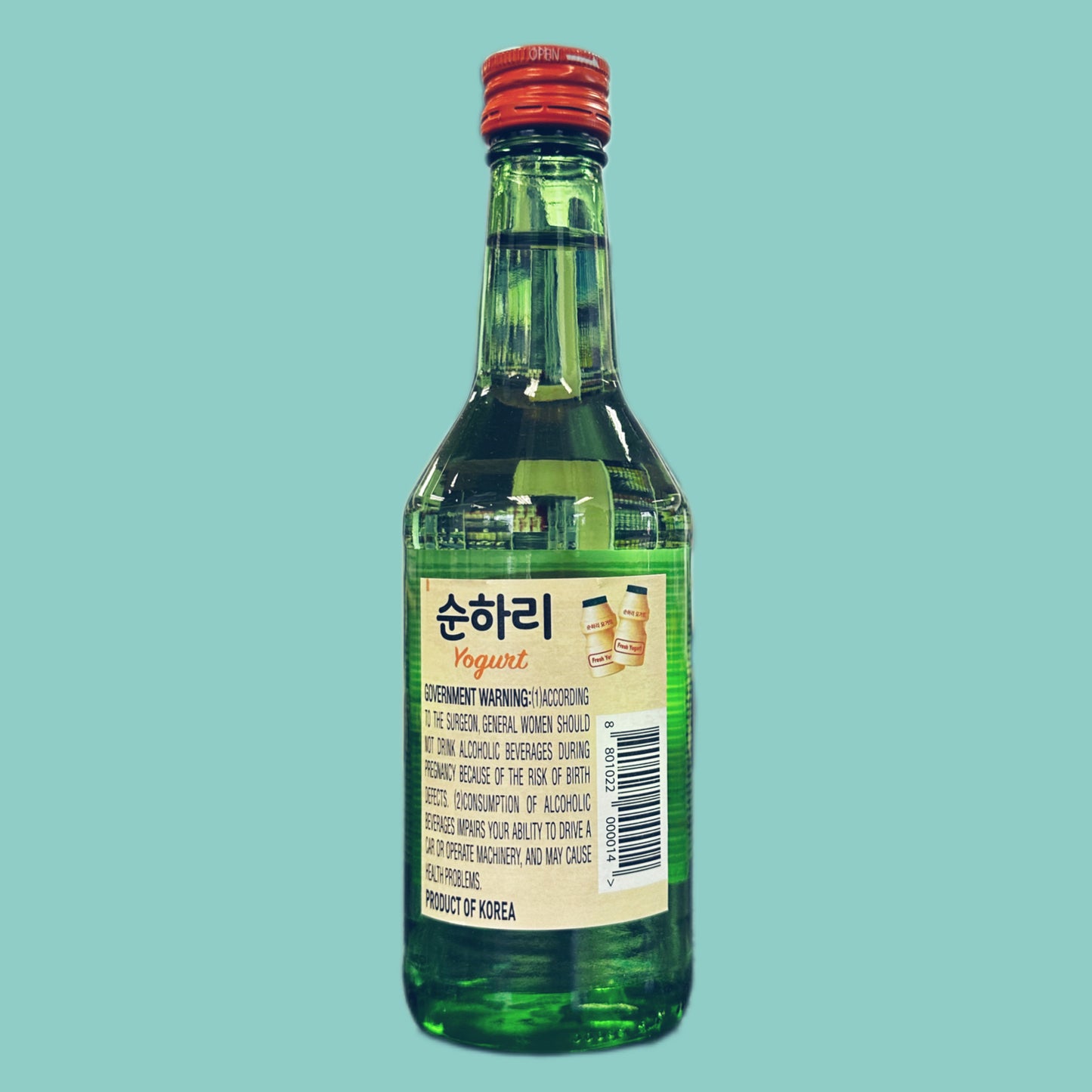 Chum Churum Soju Joghurt 12% vol. 350ml hinten