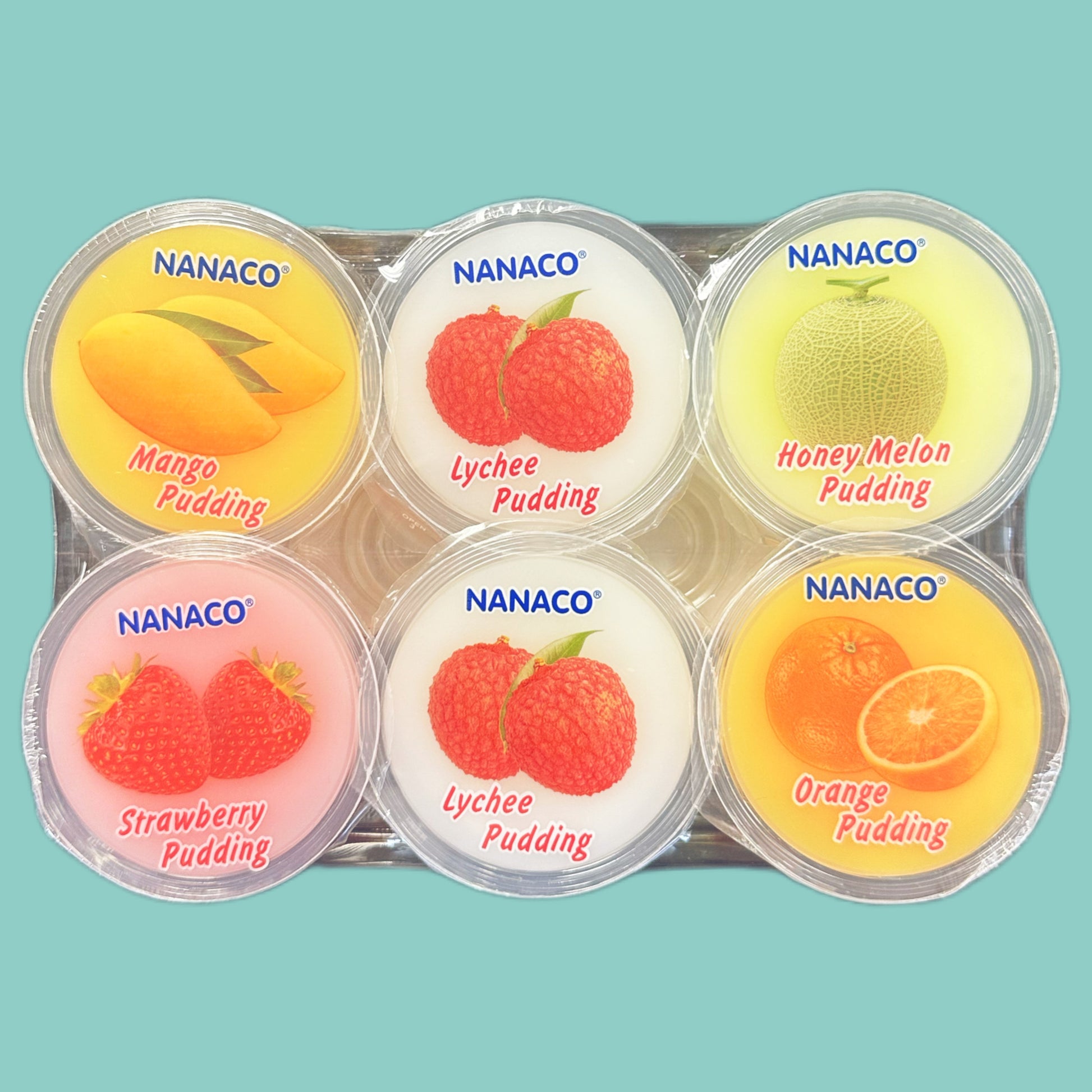 Nanaco Nata de Coco Pudding gemischte Sorten 480g