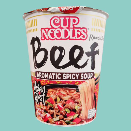 Cup Noodles scharfe Suppe mit Rindergeschmack 64g