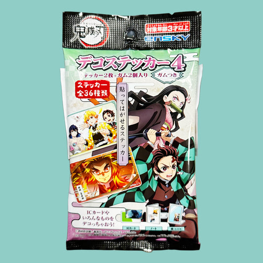 Ensky Demon Slayer Sticker mit Kaugummi 3,2g