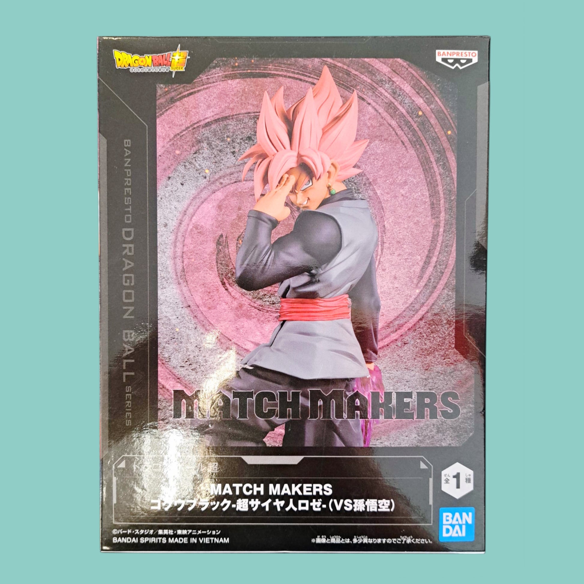 Bandai Namco Dragon Ball Match Makers Goku Black Super Sayan Rose Figur
