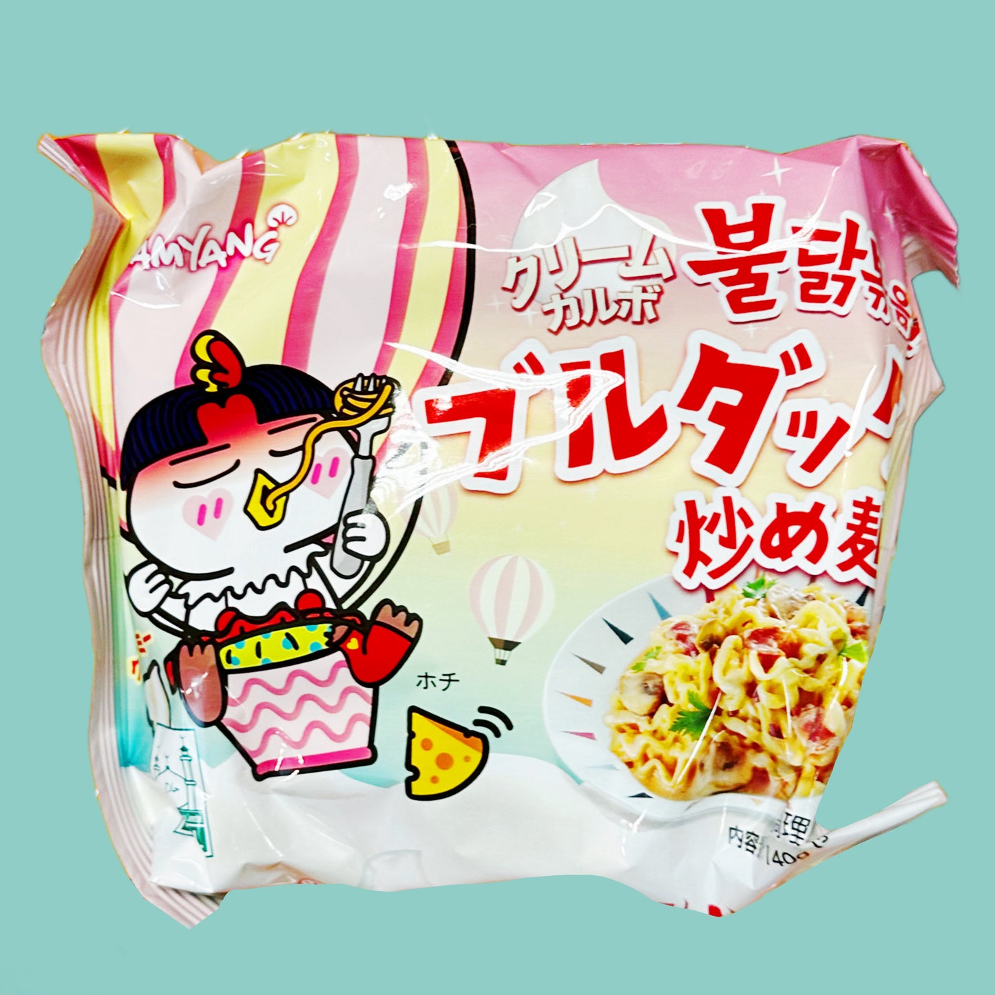 Samyang Buldak Hot Chicken Creamy Carbonara Instant Ramen japanische Version 140g