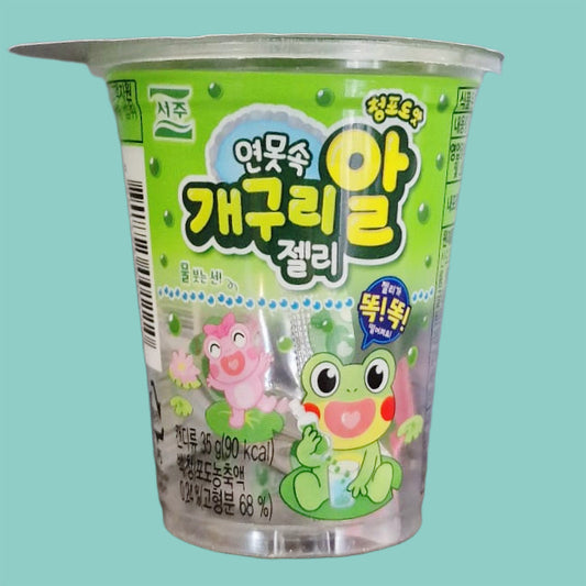 Seoju ,,Froscheier" Jelly grüne Trauben Geschmack 35g