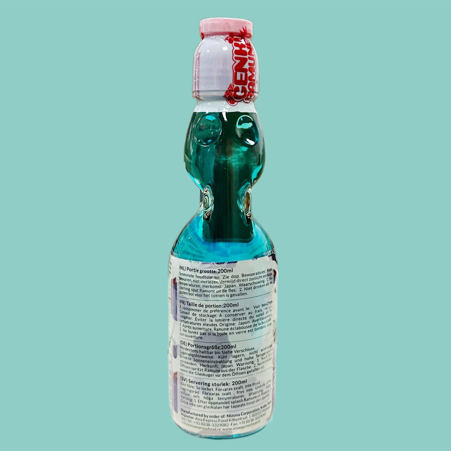 Genki Ramune Blaubeere hinten