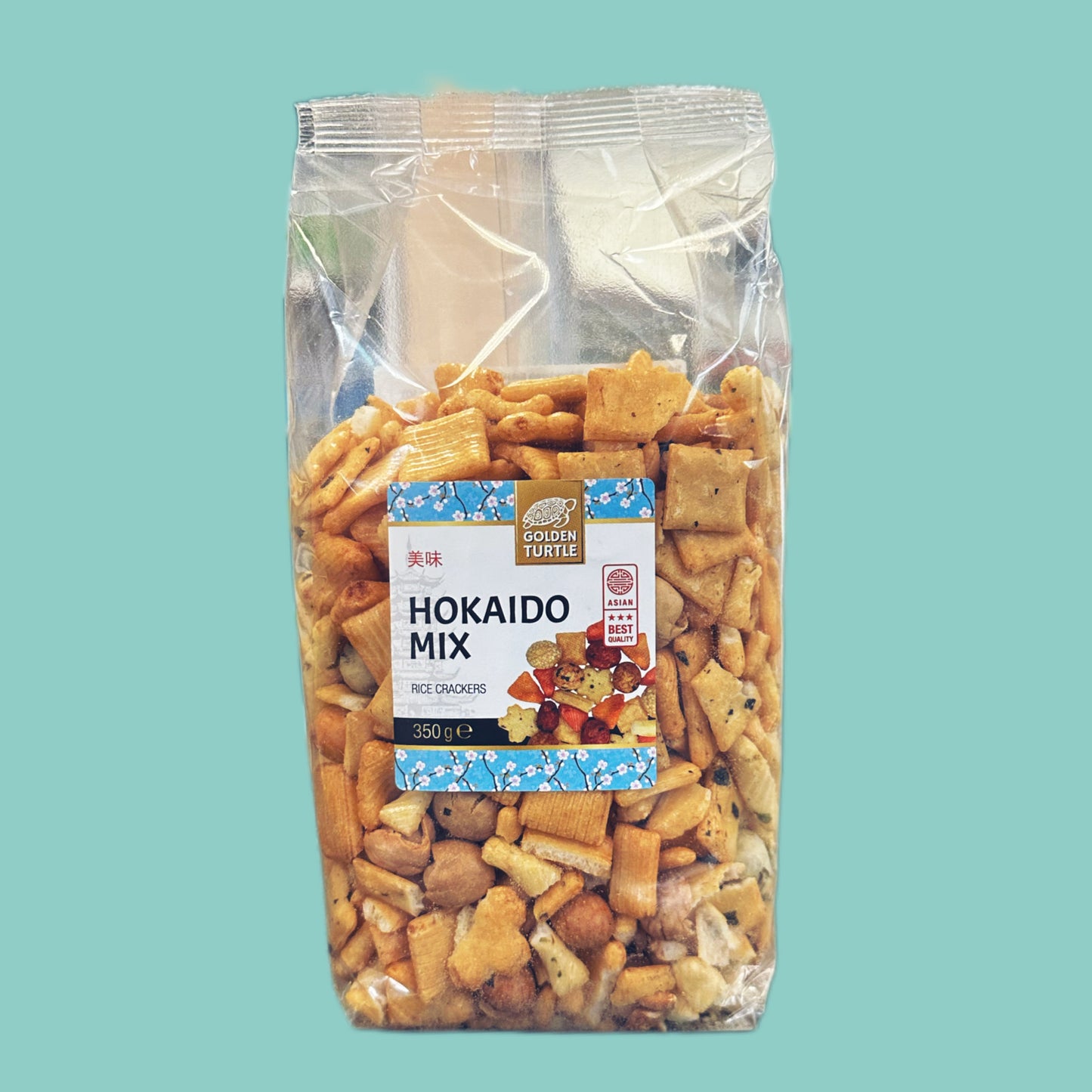 Golden Turtle Brand Hokaido Reiscracker Mix 350g