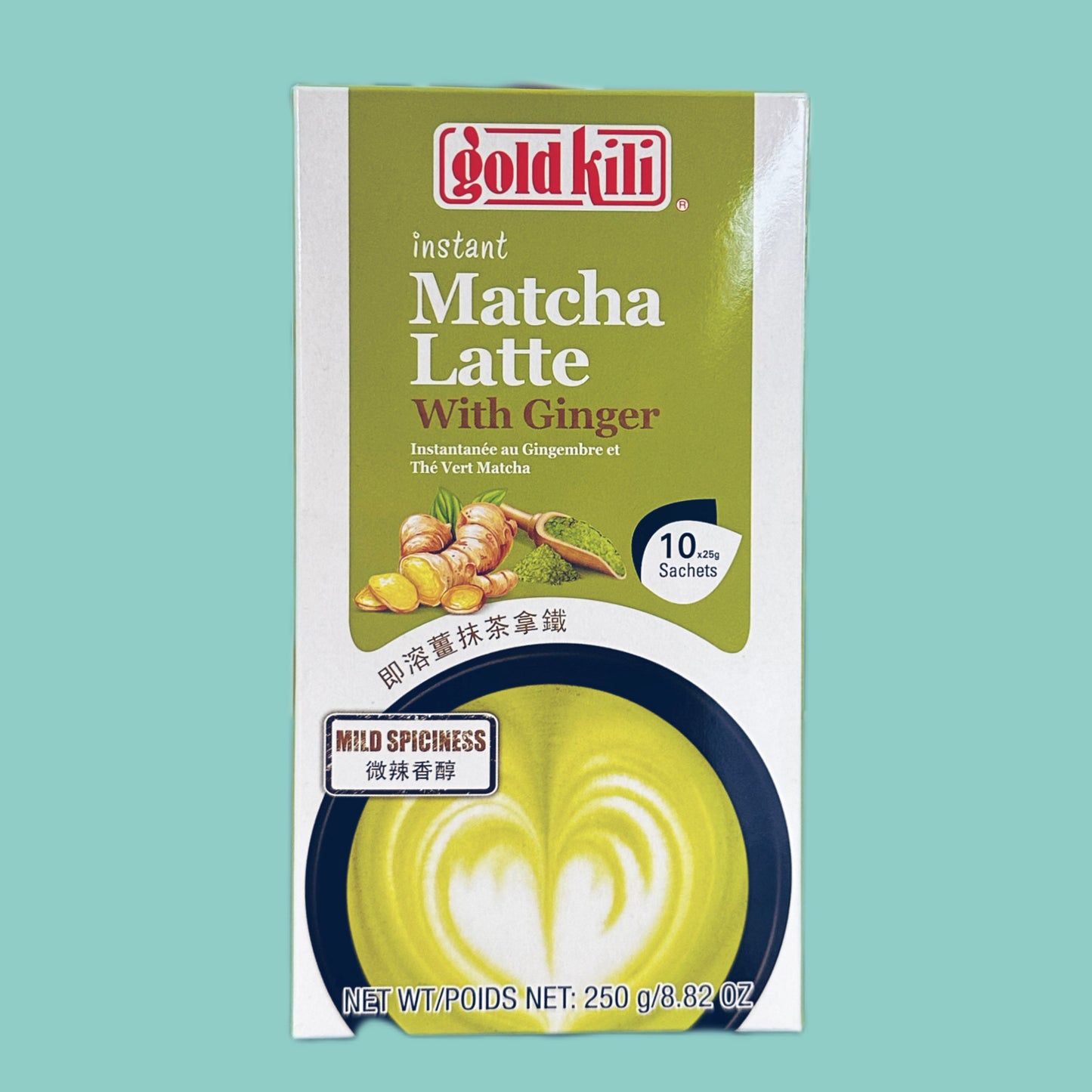 Gold Kili Instant Matcha & Ingwer Latte 250g