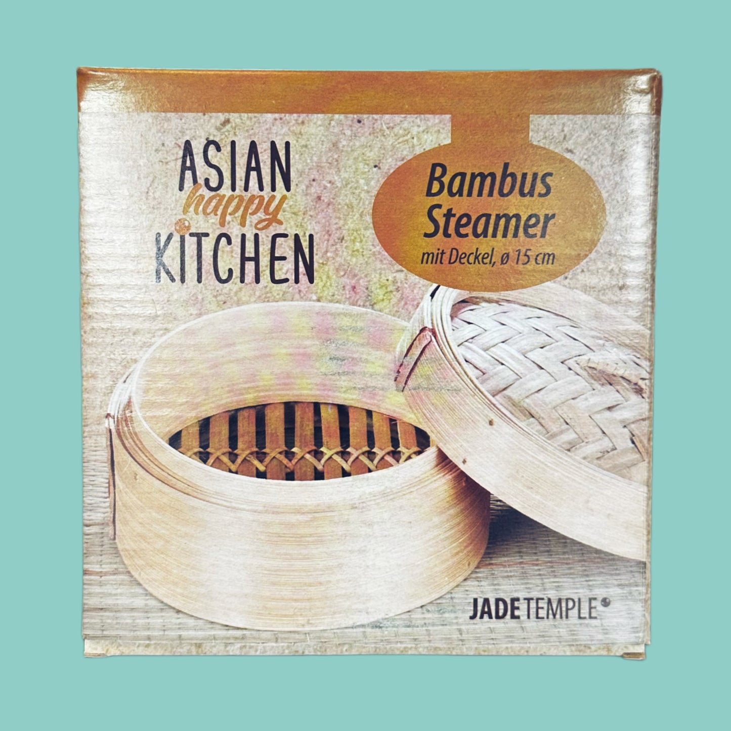 Asian Happy Kitchen Bambus Steamer mit Deckel 15cm⌀ box