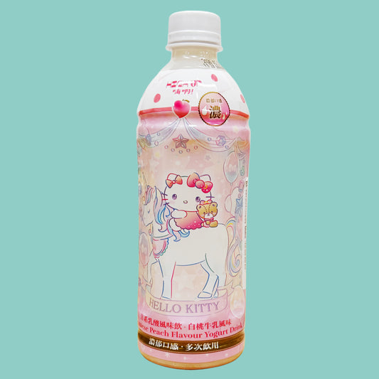 High up! Hello Kitty Pfirsich-Joghurt Getränk 500ml