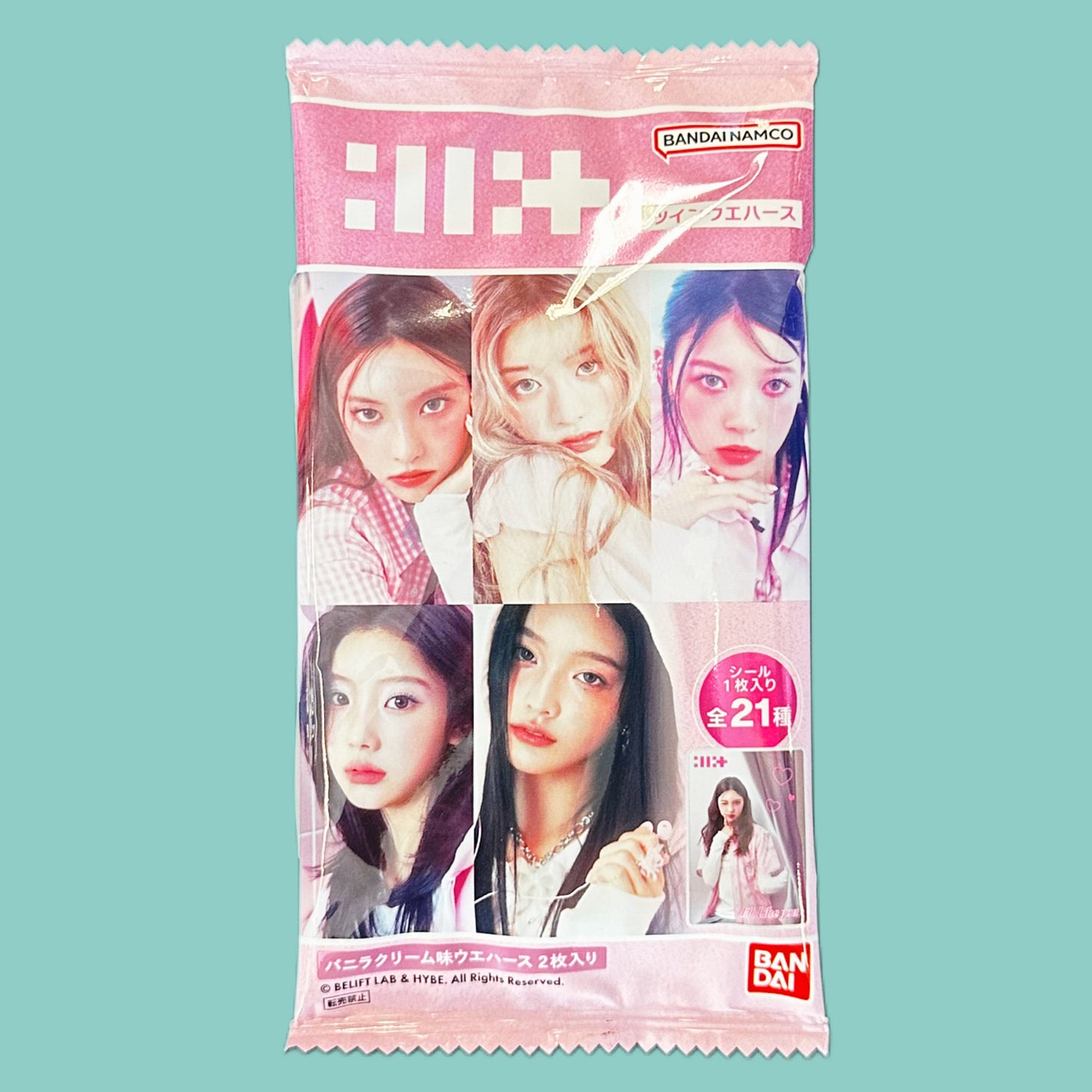 Bandai Namco Illit Waffel und Sticker 10,6g