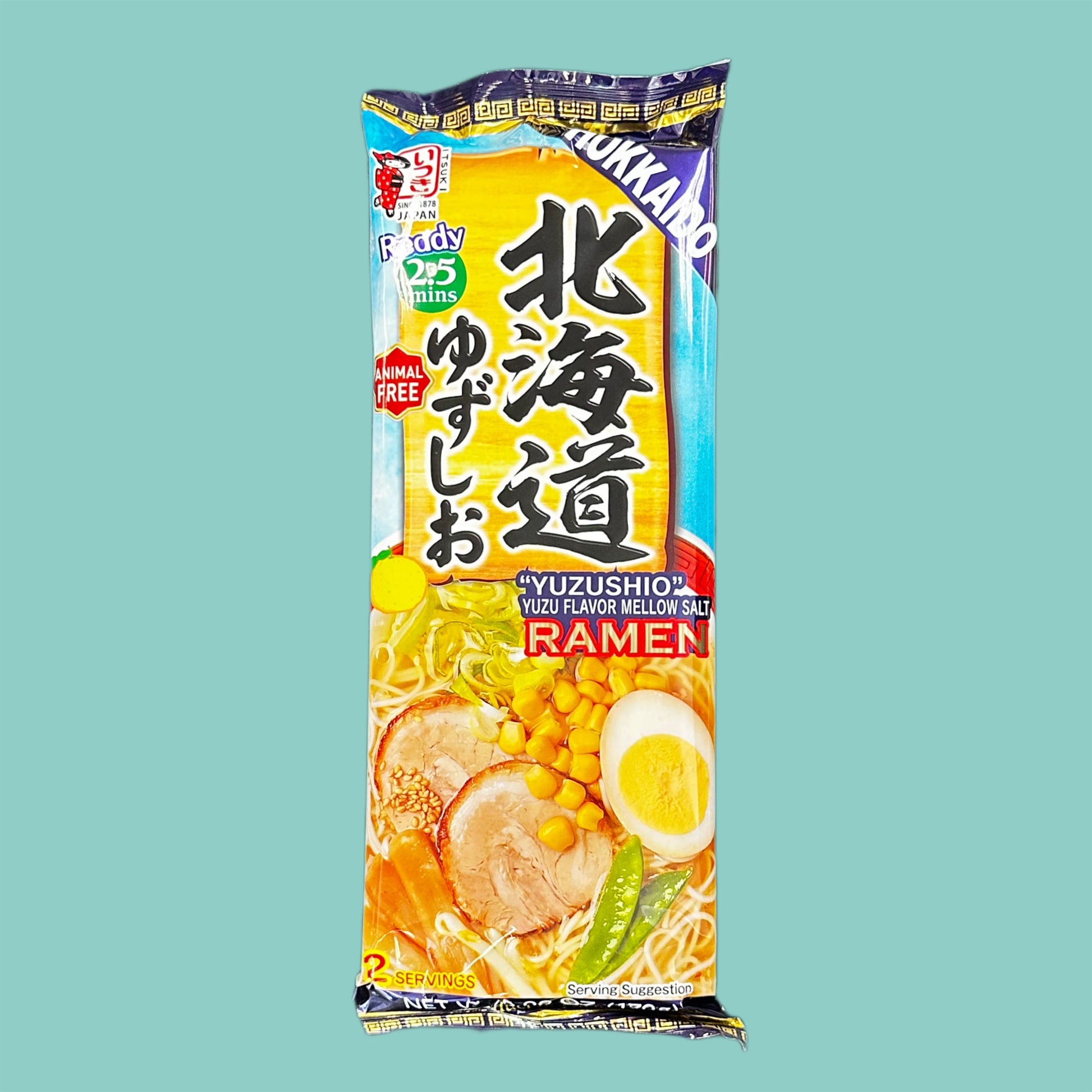 Itsuki japanische Ramen Hokkaido Style mit Yuzu Geschmack 182g