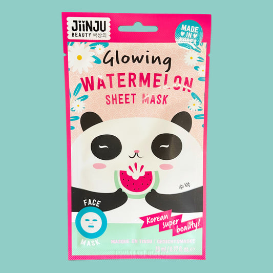Jiinju Beauty strahlende Gesichtstuchmaske Wassermelone (1 Stk.)