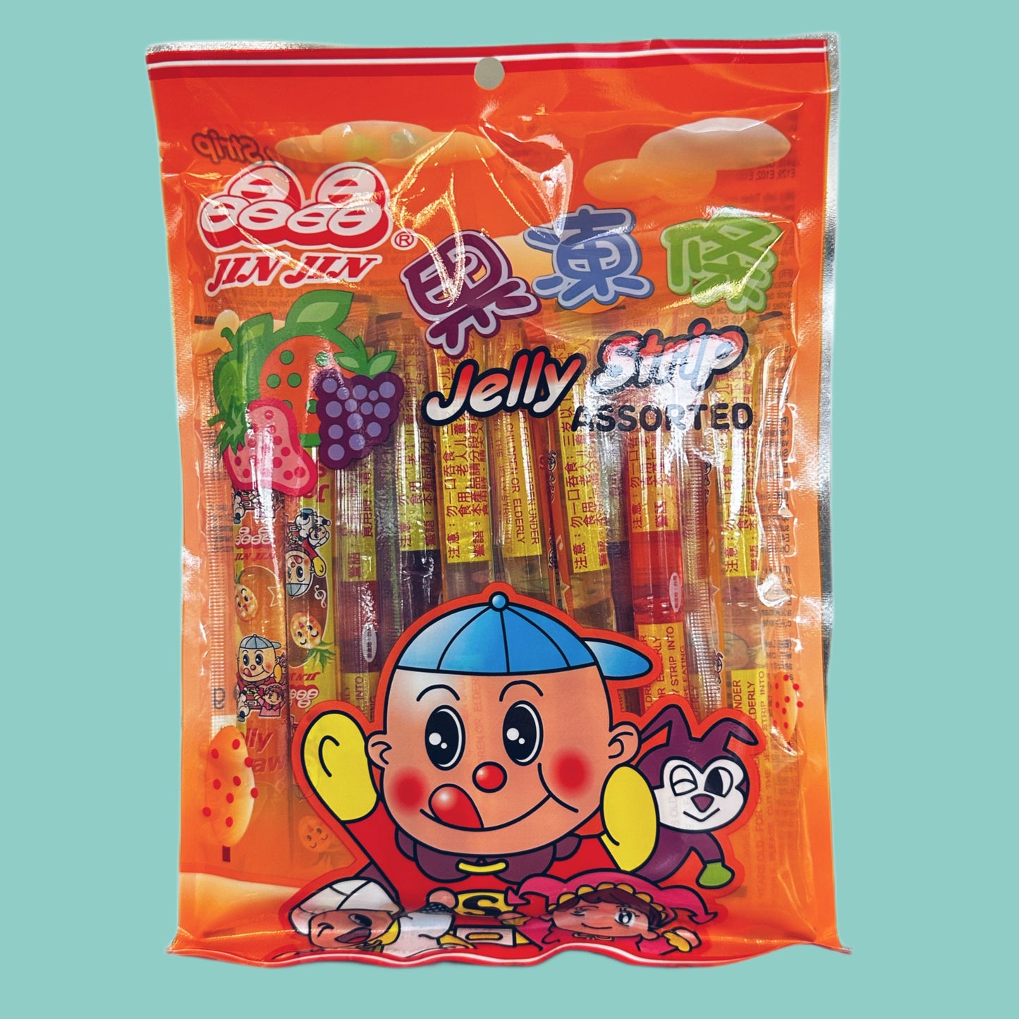 JinJin Jelly Strip assorted 300g