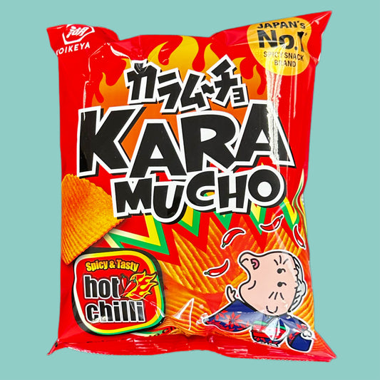 Kara Mucho hot chili Kartoffelchips geriffelt