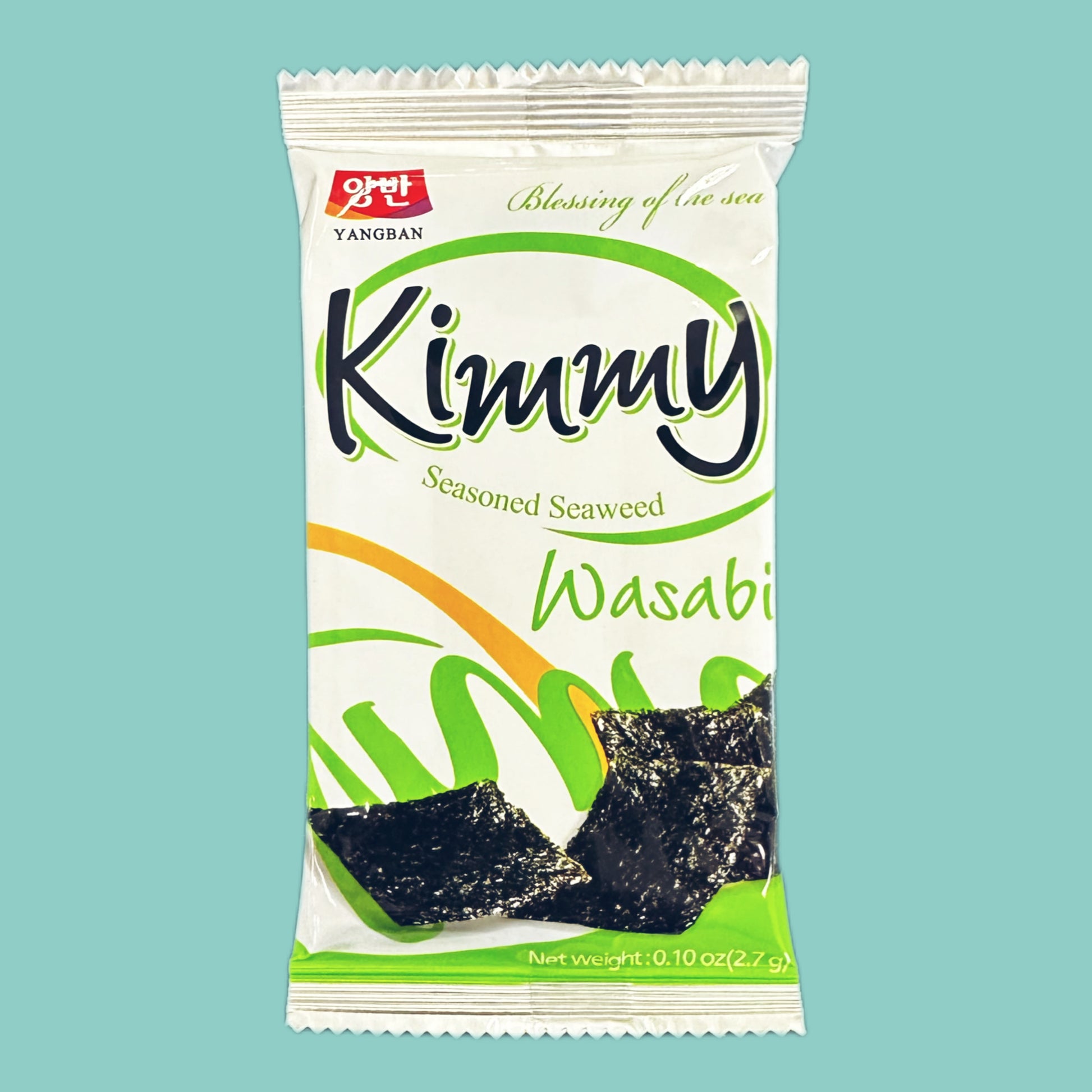 Dongwon Yangban Kimmy Seealgen Snack Wasabi 2,7g