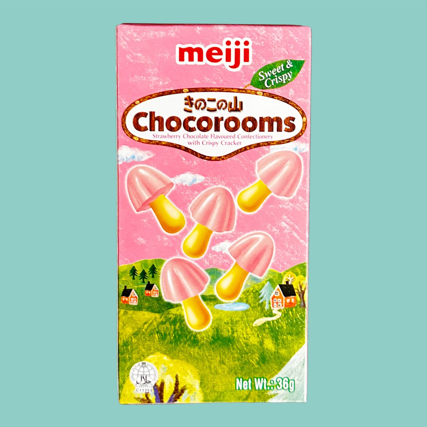Meiji Chocorooms (versch. Geschmackssorten) 36-40g erdbeere