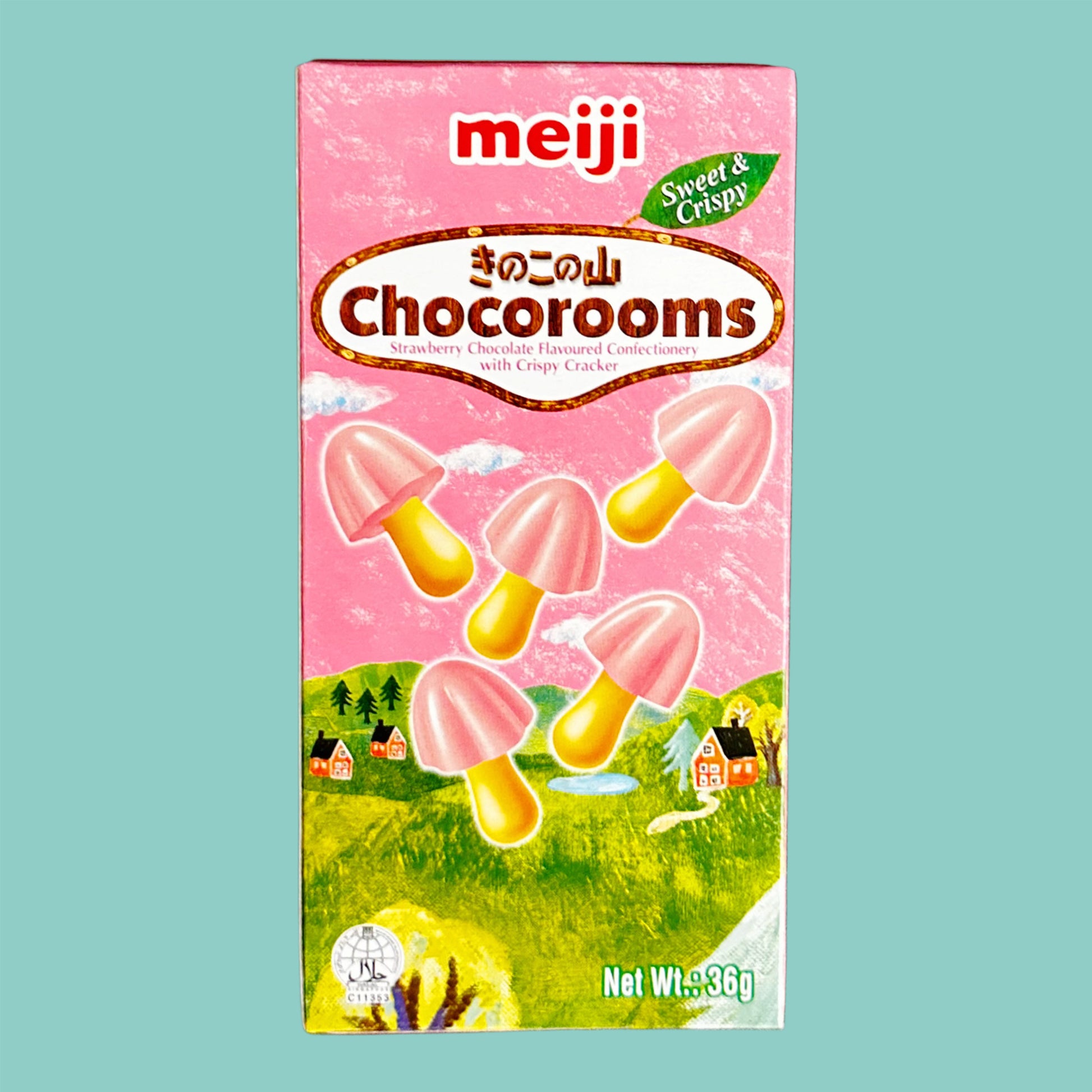 Meiji Chocorooms (versch. Geschmackssorten) 36-40g erdbeere