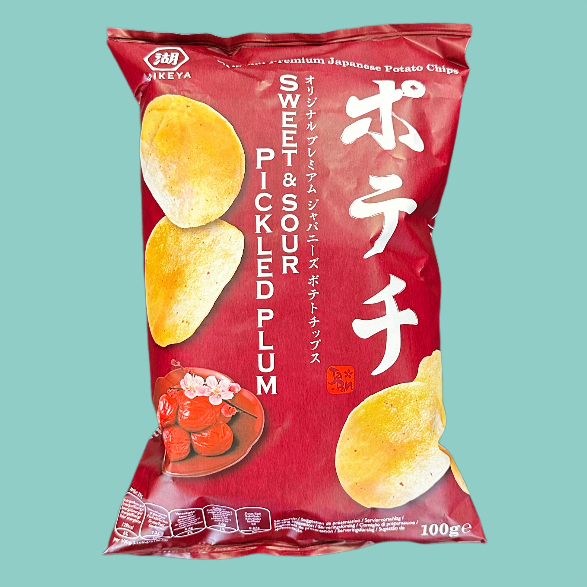 Koikeya Premium süß-sauer eingelegte Pflaumen Chips 100g