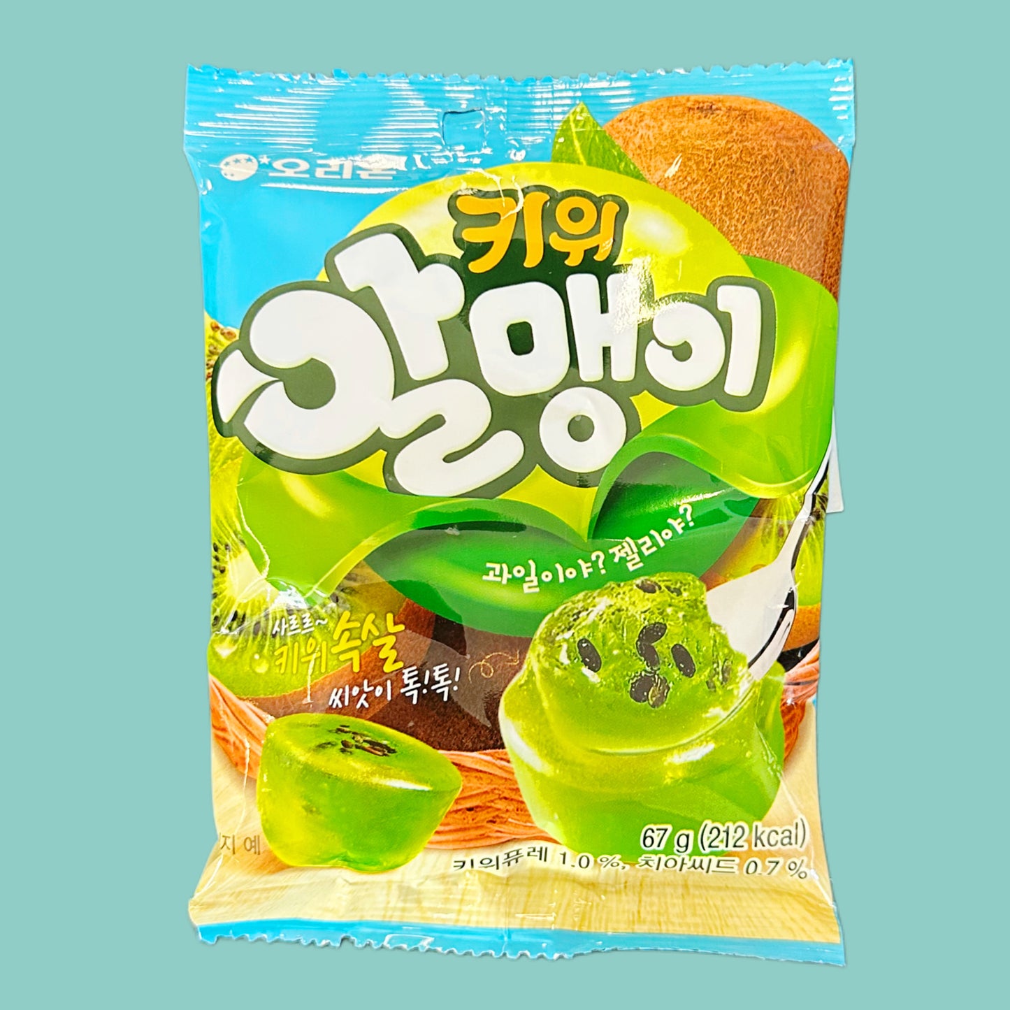 Orion schälbarer Kiwi Gelee-Snack 67g