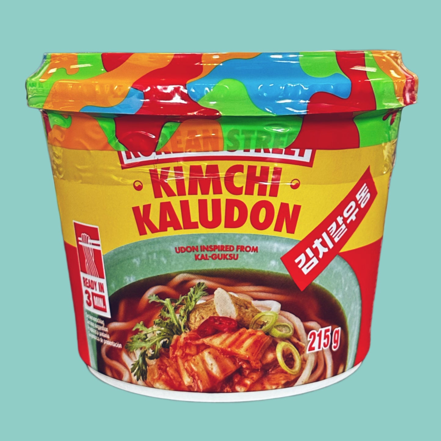 Korean Street Instant Udon Kimchi Kaludon 215g