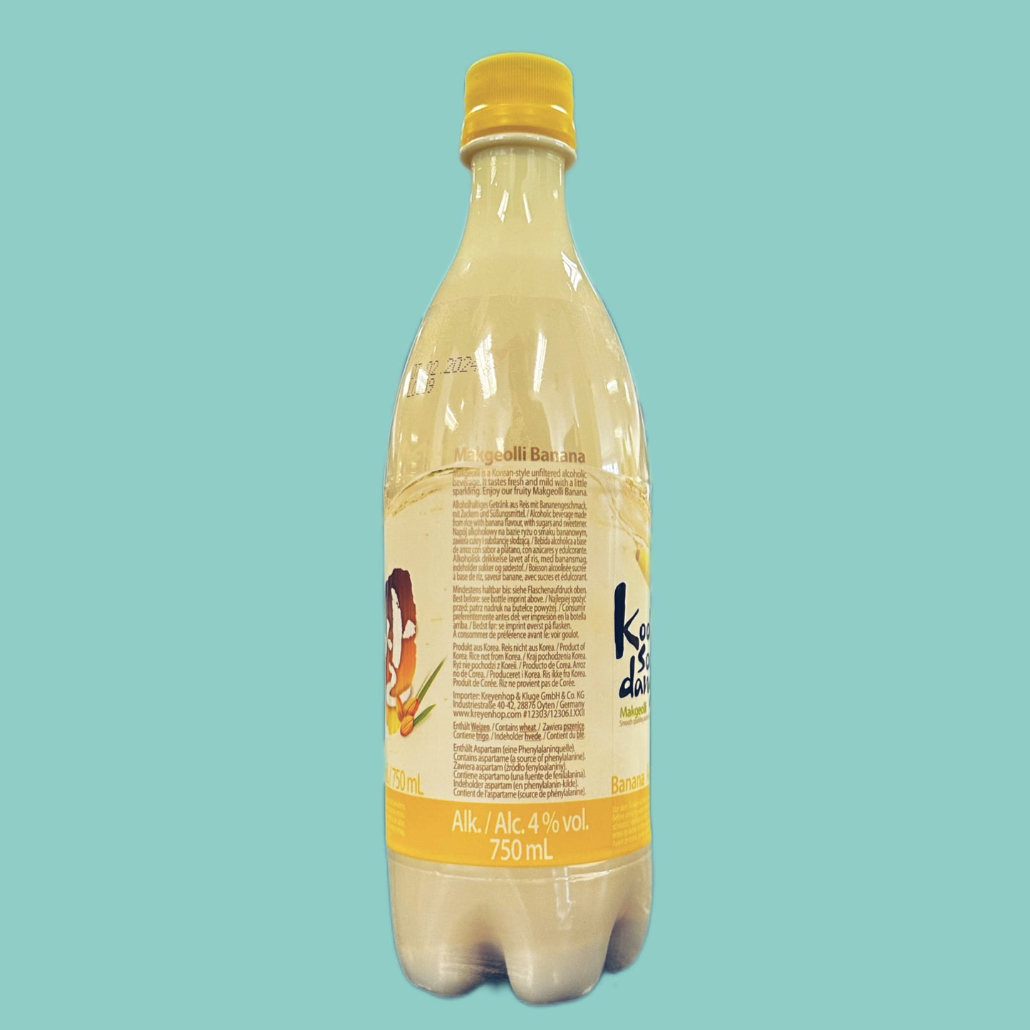 Kook Soon Dang Makgeolli Banane 4% vol. 720ml hinten