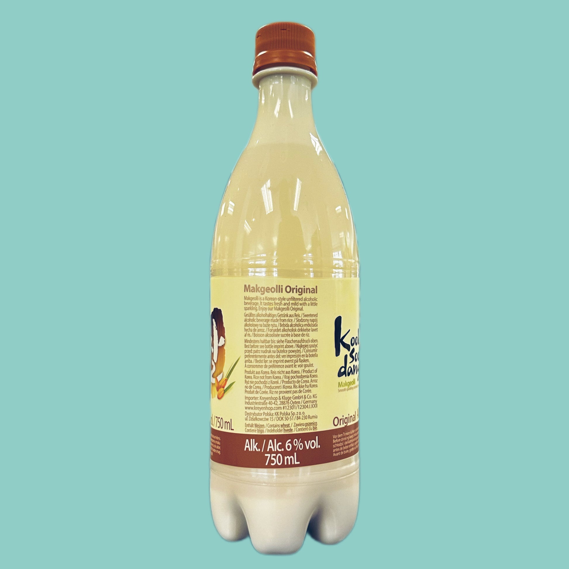 Kook Soon Dang Makgeolli Original 6% vol. 720ml hinten